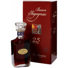 ARMAGNAC Baron de Sigognac Carafe 25 ans in Luxury box