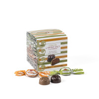Cocoa salt gift box 13 assorted pralines in acetate box 130 g Gardini
