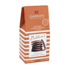 Dobloni milk chocolate filled with salty caramel 80 g Gardini