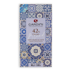 Milk chocolate bar 42% cocoa 80 g Gardini
