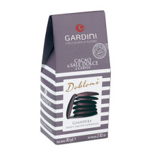 Dobloni dark chocolate filled with gianduja and sea salt 80 g Gardini