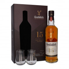 Glenfiddich 15 Y/O Solera +2glasses