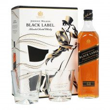 JW Black + 2 glasses 0.7 l in Gift Box